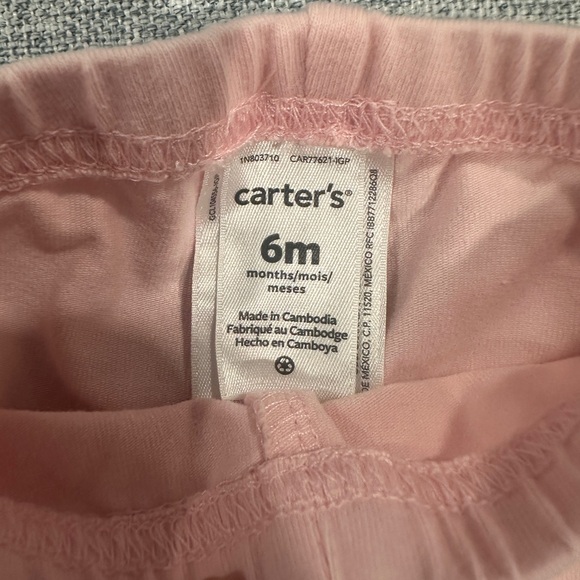Carter's Soft Pink Baby Leggings - Picture 4 of 6